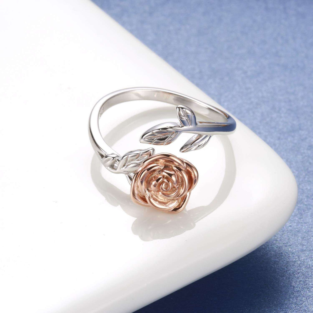Rose Remembrance Cremation Ring