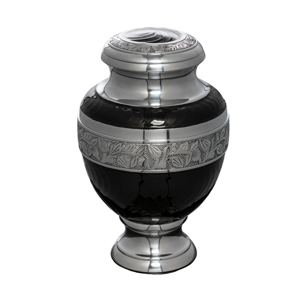 Royal Rest Cremation Urn in Black