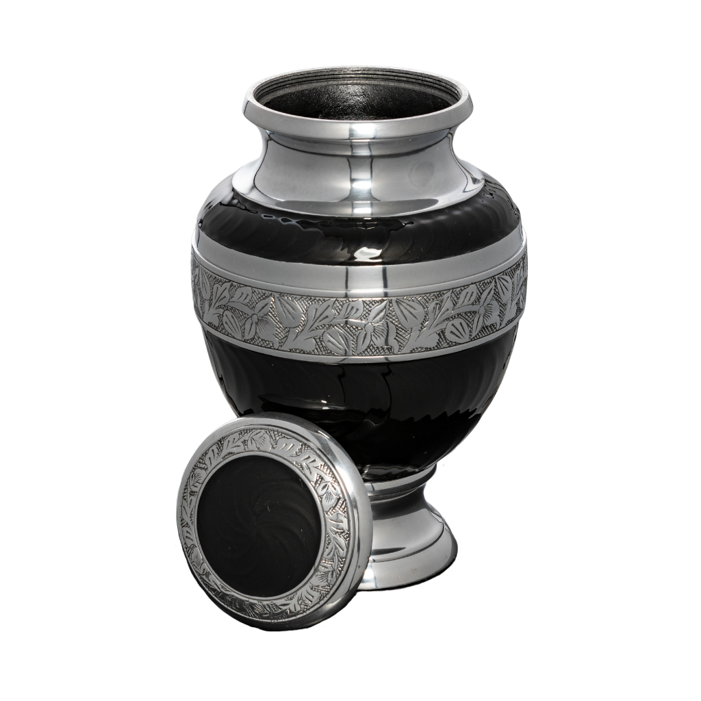 Royal Rest Cremation Urn in Black