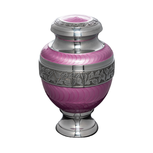 Royal Rest Cremation Urn in Pink