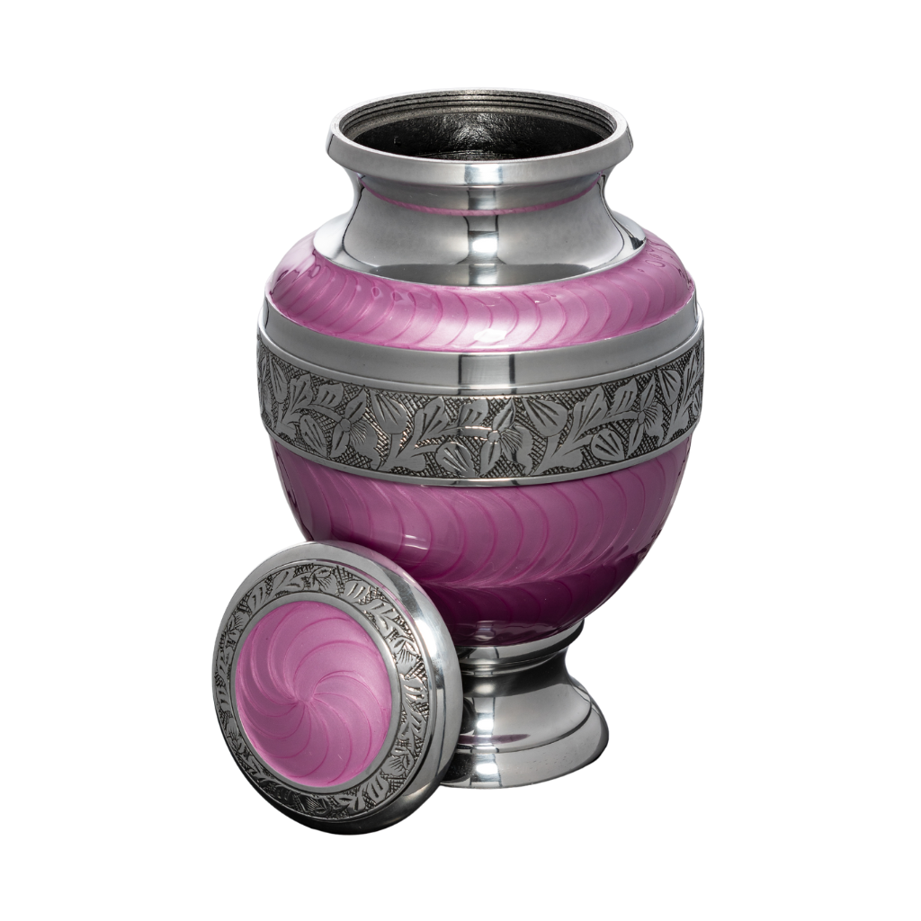 Royal Rest Cremation Urn in Pink