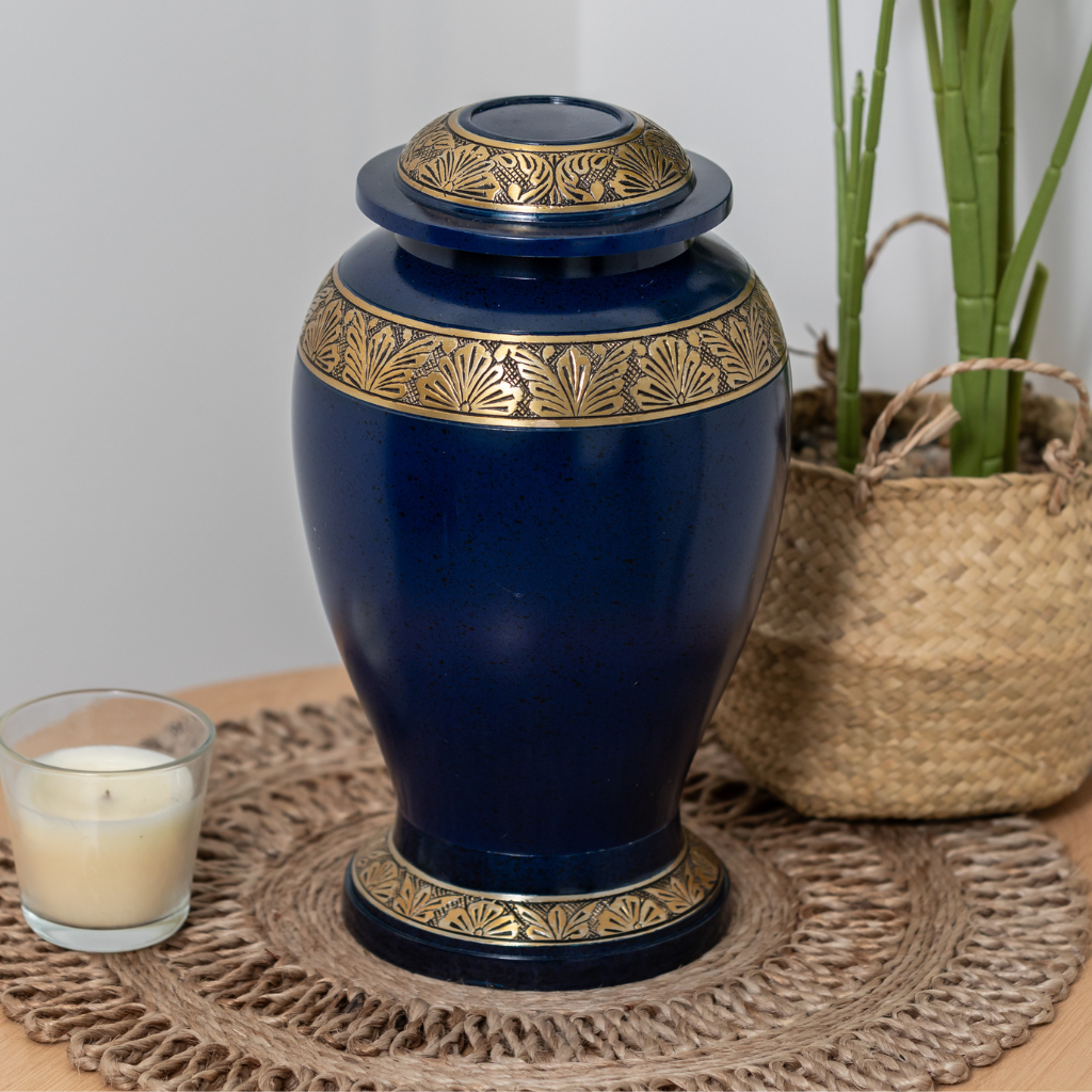 Royal Sapphire Cremation Urn