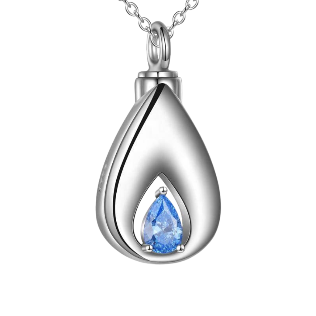 Sapphire Memories Cremation Necklace