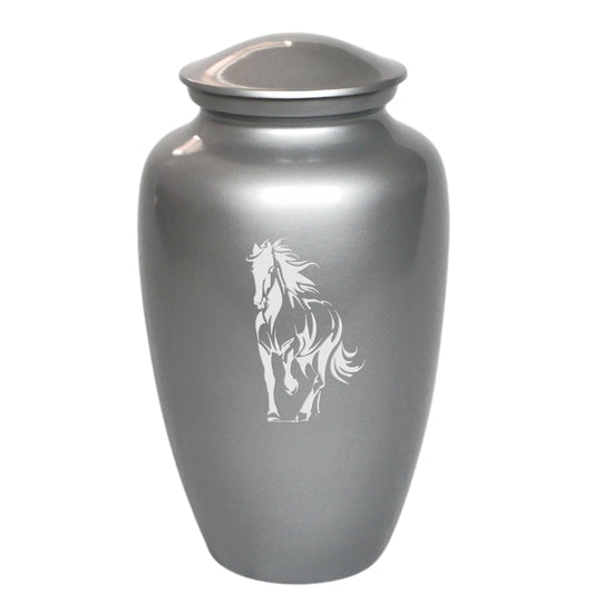 Serene Stallion Horse Cremation Urn