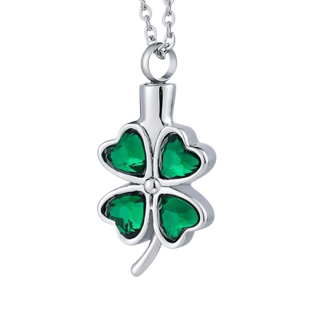 Shamrock Serenity Cremation Necklace