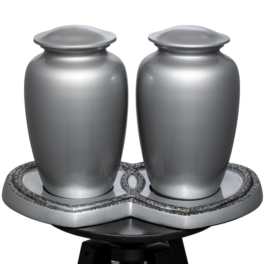 Silver Hearts Companion Urn Stand