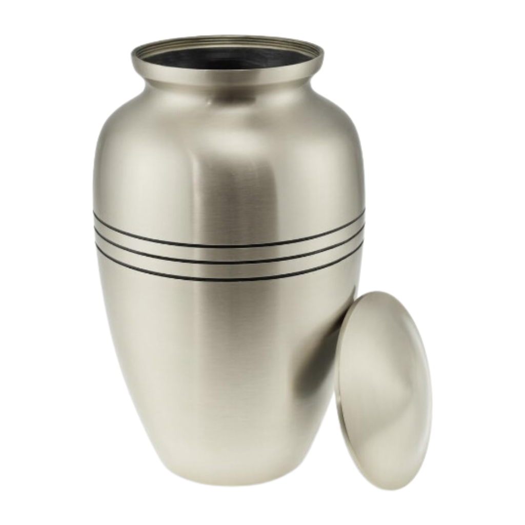 Silver Solace Cremation Urn