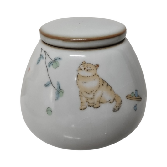 Sitting Kitty Cat Keepsake Urn