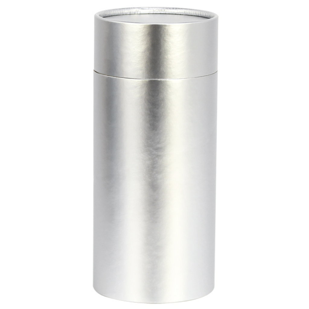 Sleek Silver Scattering Tube