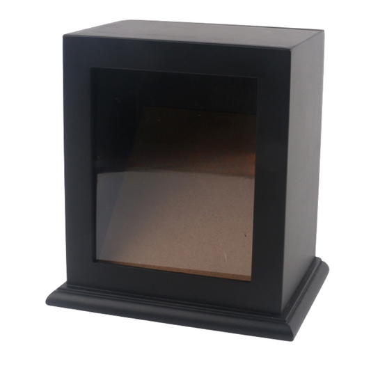 Small Ebony Photo Box Cremation Urn