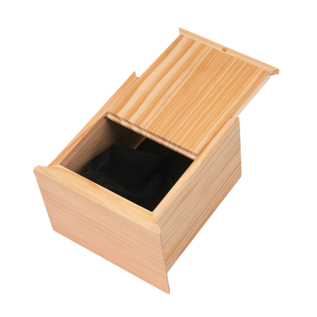 Small Natural Photo Box Cremation Urn