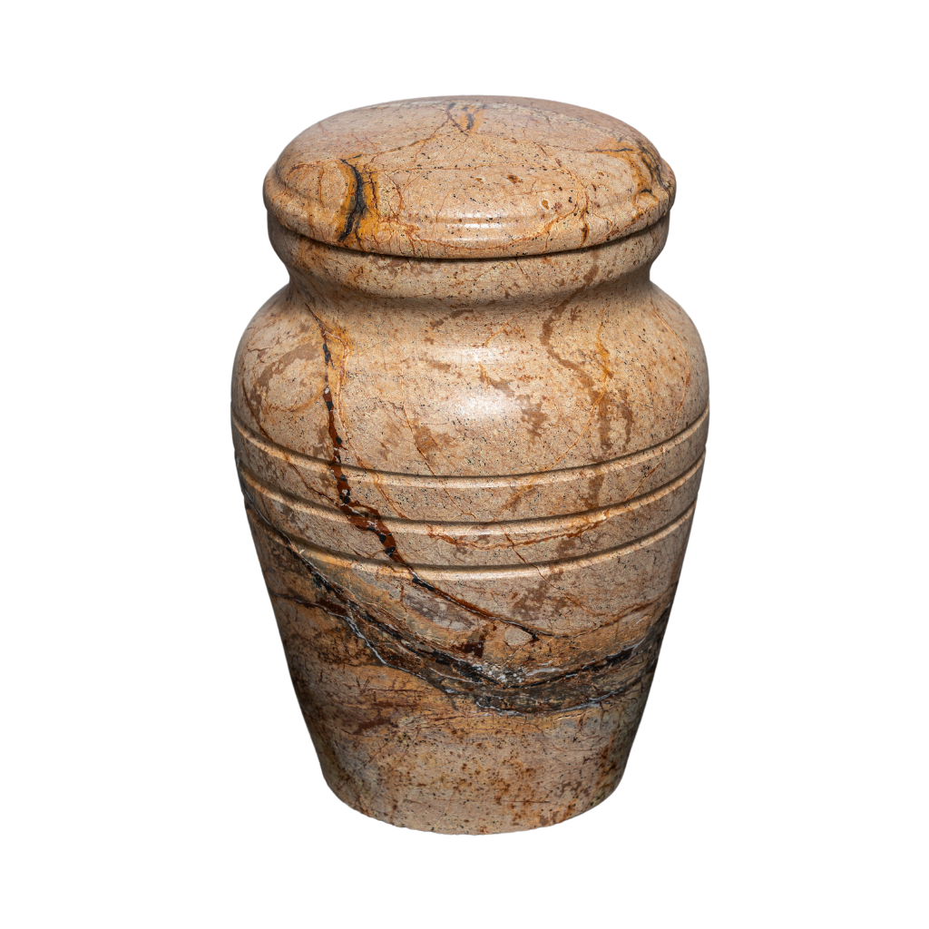 Solemn Stone Cremation Urn