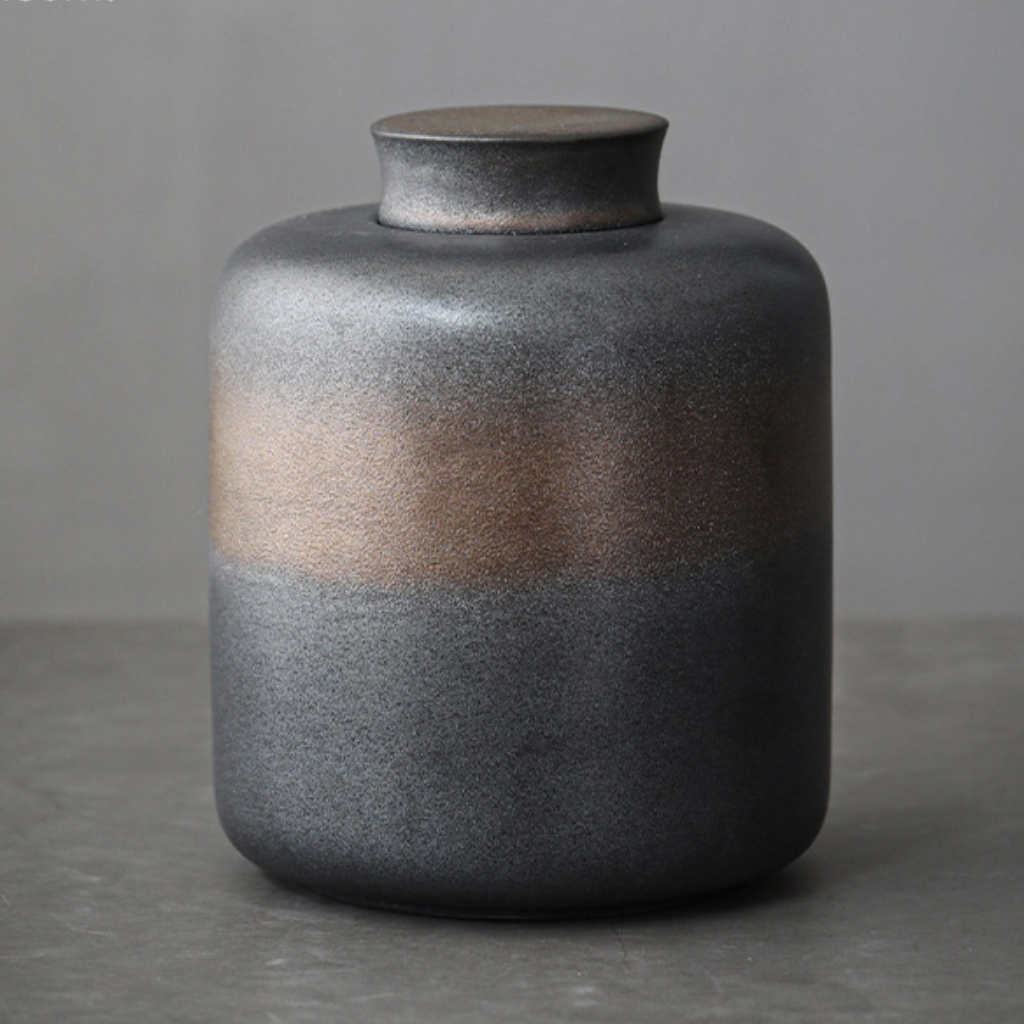 Steel Sanctum Ceramic Urn