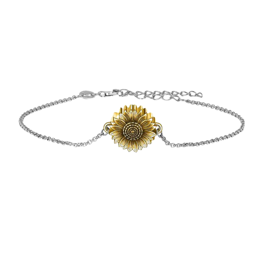 Sunflower Cremation Bracelet