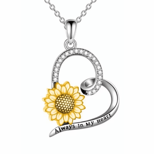 Sunflower Love Cremation Pendant