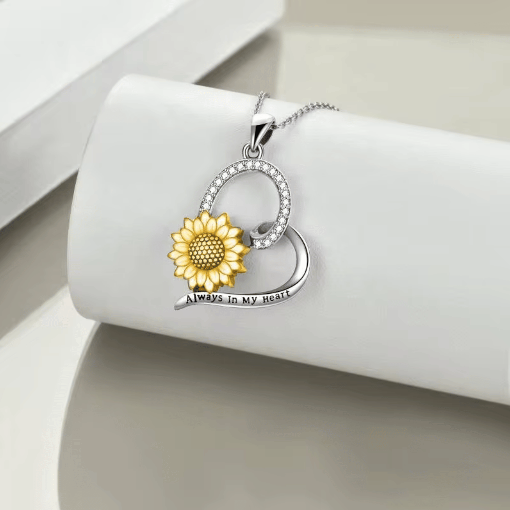 Sunflower Love Cremation Pendant