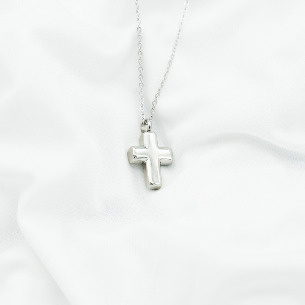 Timeless Cross Cremation Pendant