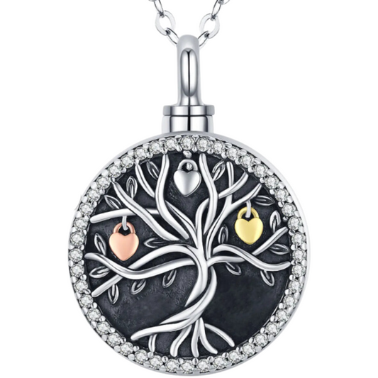 Tree Of Hearts Cremation Pendant