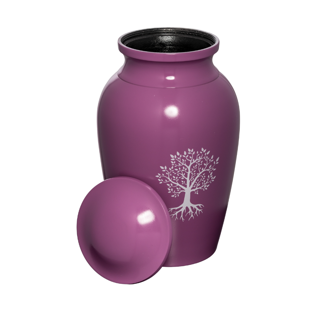 Tree Of Life Cremation Urn in Pink