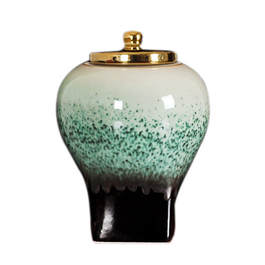 Turquoise Cremation Urn
