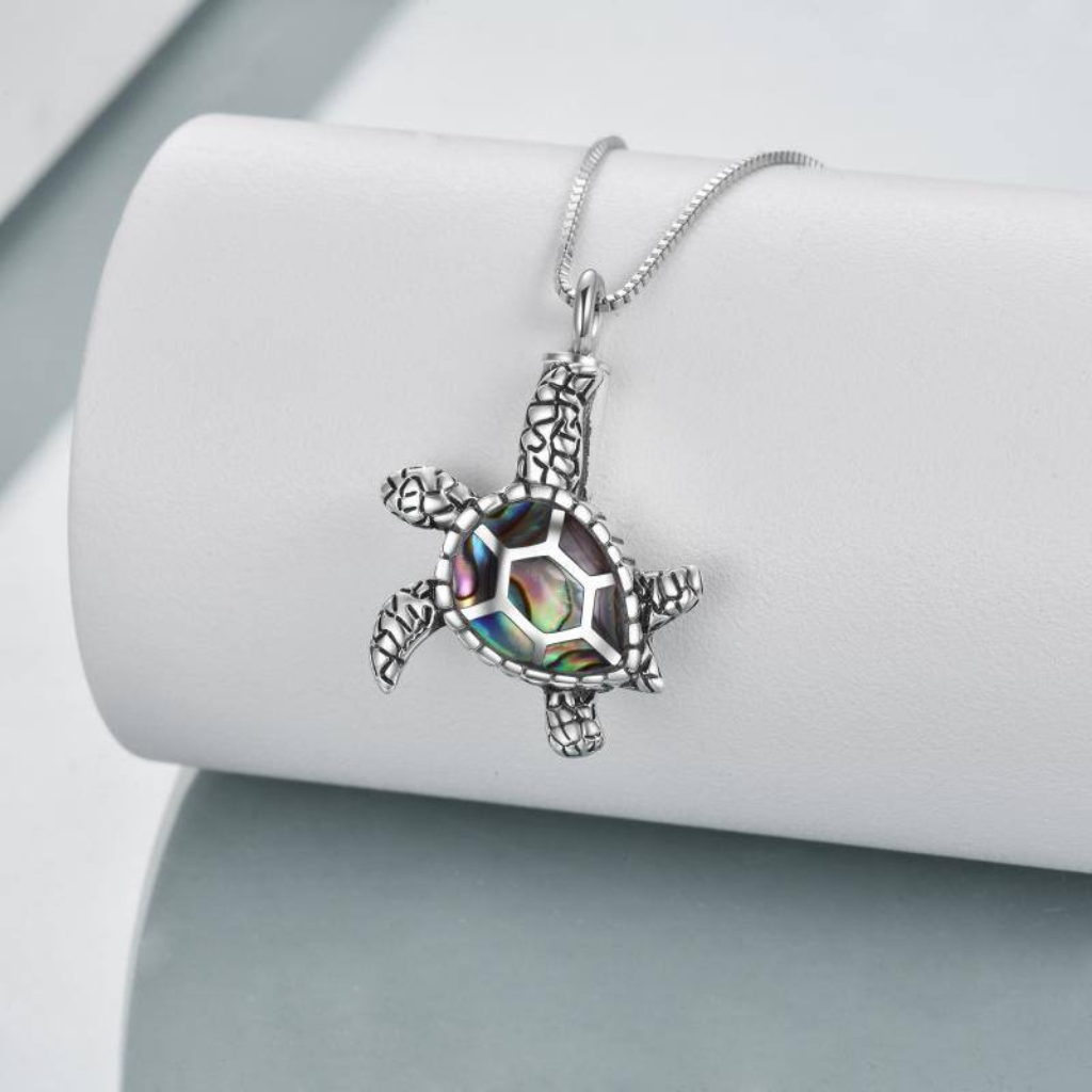 Turtle Comfort Cremation Necklace