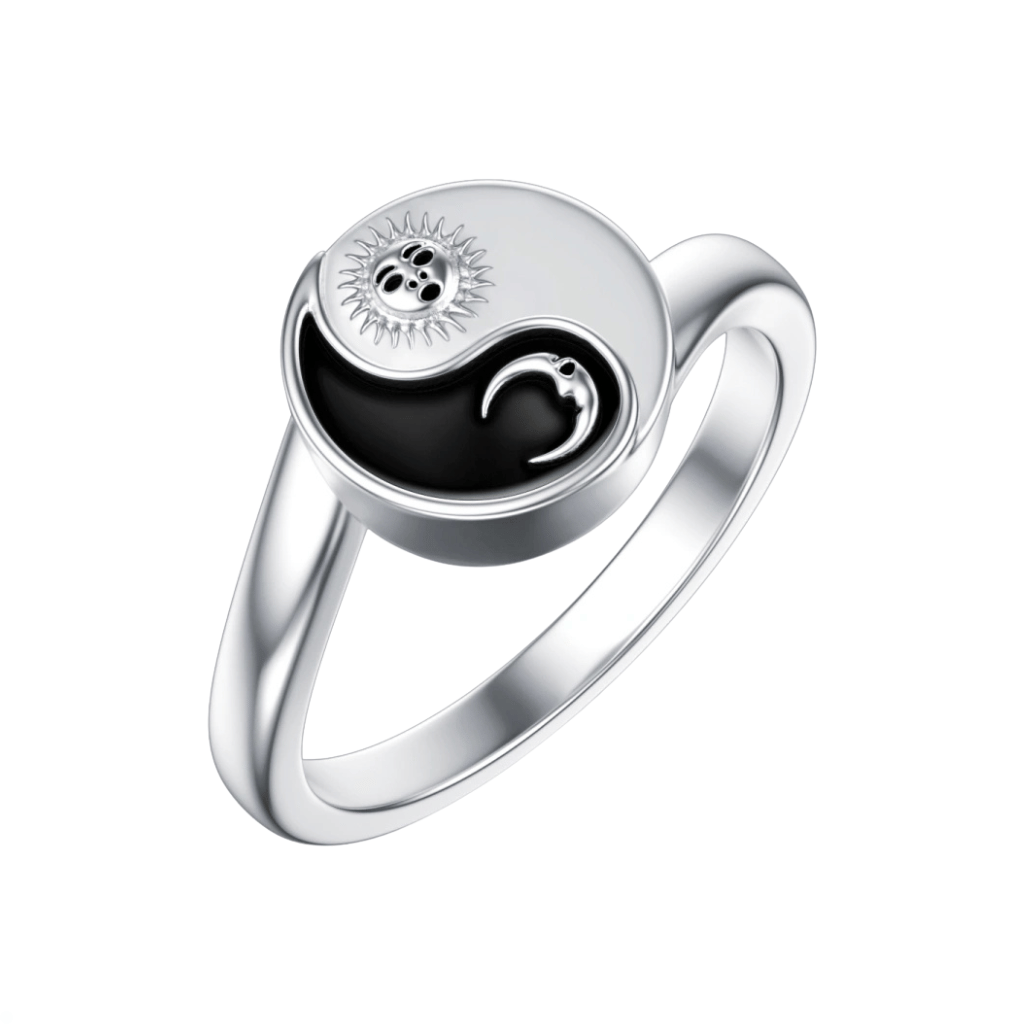 Yin Yang Cremation Ring