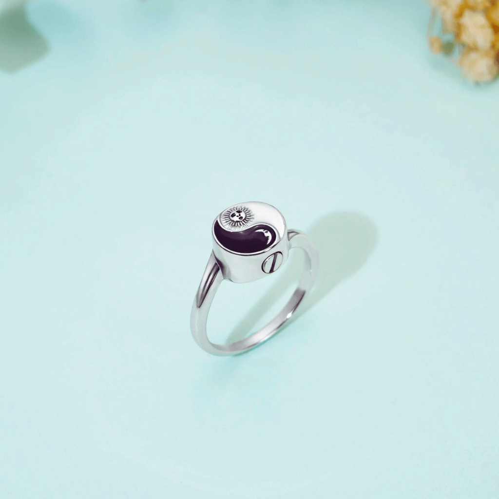 Yin Yang Cremation Ring