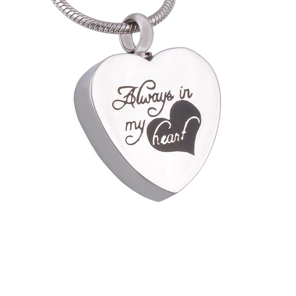 Always In My Heart Cremation Pendant